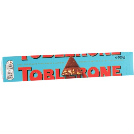 Шоколад молочный «Toblerone»с хрустящим миндалем, 100 г.