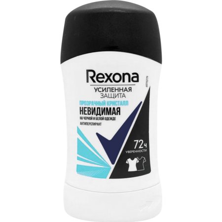 Антиперспирант-карандаш «Rexona» прозрачный кристалл, 40 мл.