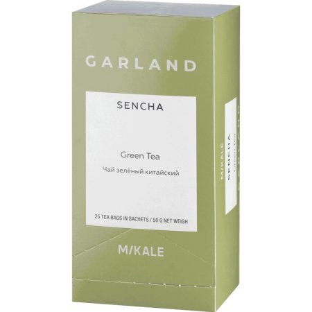 Чай зеленый «Garland» sencha, 25х2 г