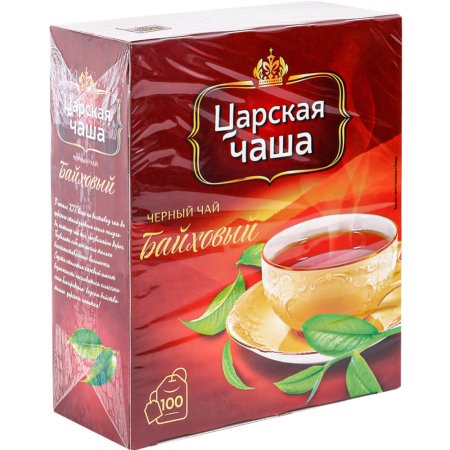 Чай черный «Царская чаша» байховый, 100 пакетиков.