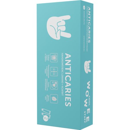Паста зубная «Wowee» anticaries, 2 шт х 100 г