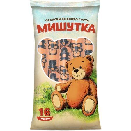 Сосиски«МИШУТКА КЛ ЭК»(вс,мп,иг)Серв680г