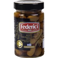 Оливки «Federici» каламата блонд, без косточки, 320 мл