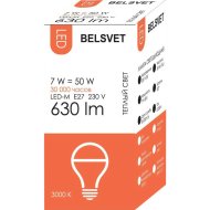 Лампа «Belsvet» LED-M (A60 7W 3000K E27)