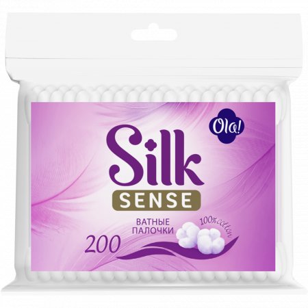 Ватные палочки «Ola» Silk Sense, 200 шт.