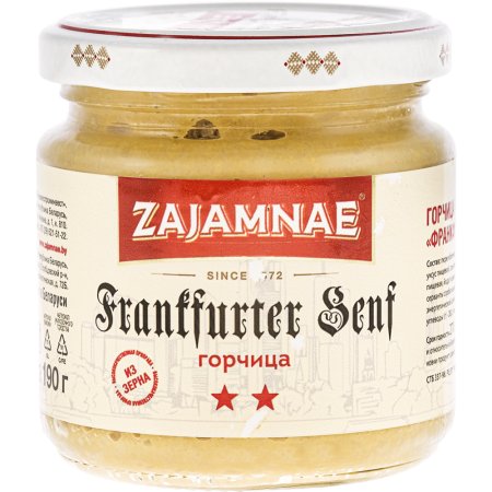 Горчица «ZAJAMNAE» (франкфуртская) 190г