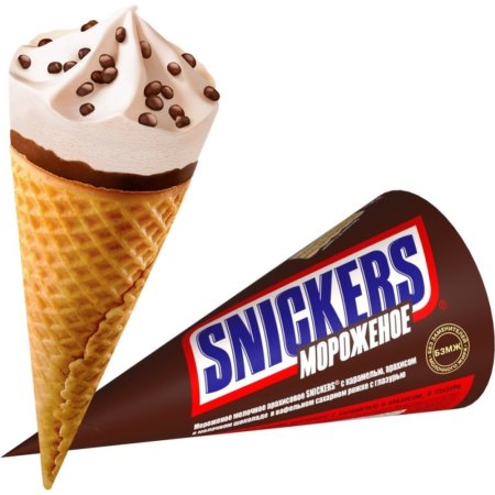 Мороженое «Snickers» рожок, 69 г