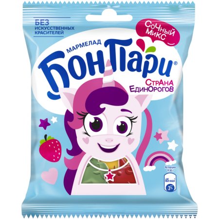Мармелад жевательный «Страна единорогов» со вкусом фруктов, 100 г