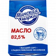 Масло сладкосливочное «Крестьянское» несоленое 82.5%, 180 г