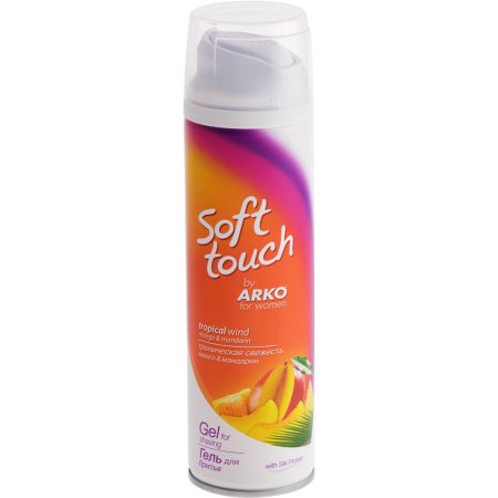 Гель для бритья женский «Arko» Soft touch Tropical Wind, 200 мл