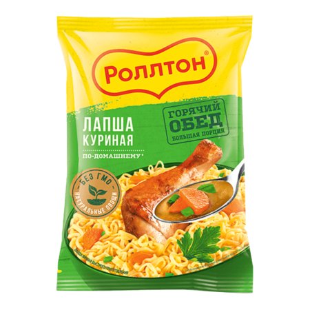 Лапша быстрого приготовления «Роллтон» куриная, по-домашнему, 85 г