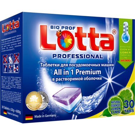 Таблетки для ПММ «LOTTA»(All-in-1)30шт