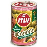 Оливки «ITLV» (креветки,ж/б)300г