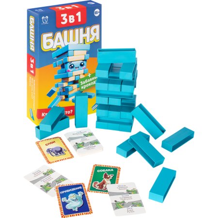 Игра настольная «Dream makers» башня, забавный крокодил, кто есть кто?