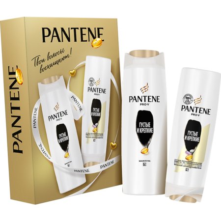 Набор «Pantene» густые и крепкие, шампунь и бальзам, 250+200 мл