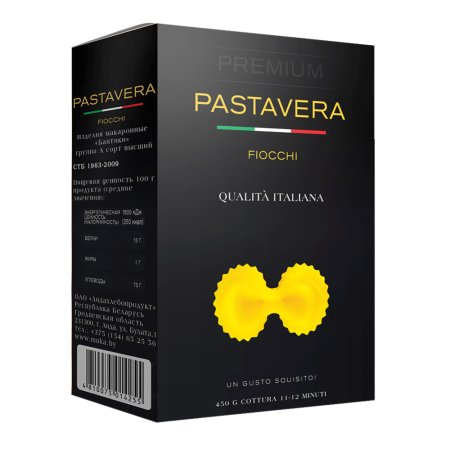 Макаронные изделия «Pastavera» бантики, 450 г.