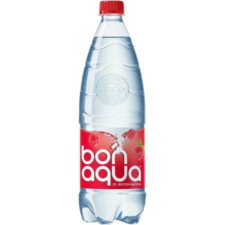 Вода питьевая «Bonaqua» газированная со вкусом малины, 1 л