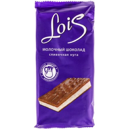 Шоколад молочный«LOIS»(со слив.нугой)80г