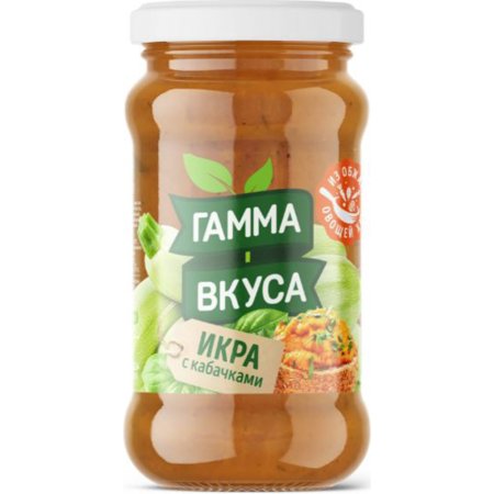 Икра из овощей «Гамма вкуса» с кабачками 480г