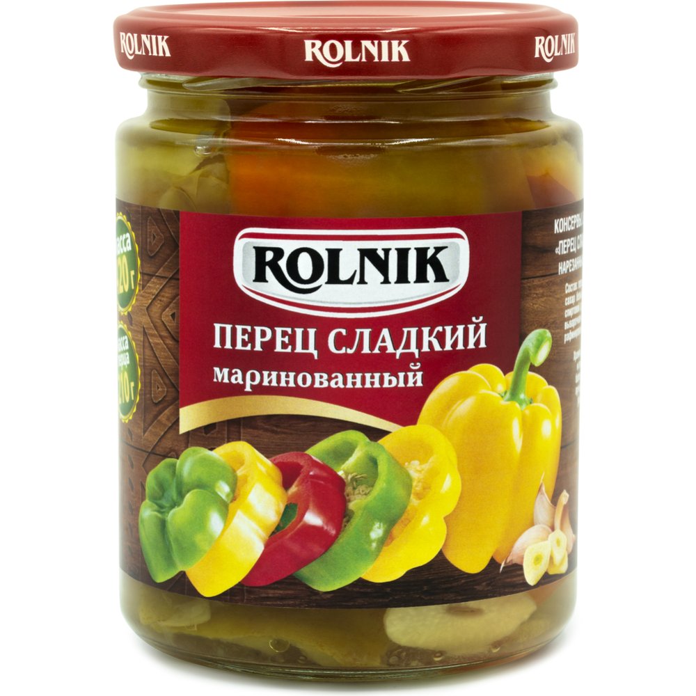 Перец сладкий «Rolnik» маринованный, 420 г - Каталог товаров