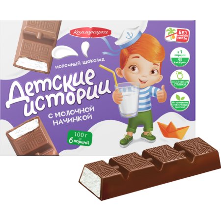 Шоколад «ДЕТСКИЕ ИСТОРИИ» (мол.нач)100г