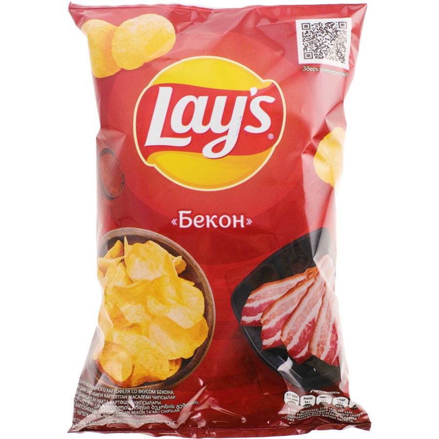 Чипсы «LAYS»(бекон) 81г - Каталог товаров