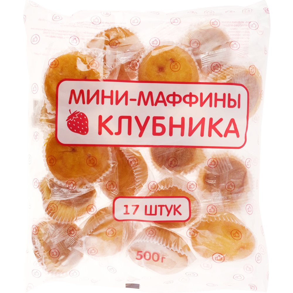 Мини-маффин(фрукт.-яг.нач.клубн.) 500г - Каталог товаров