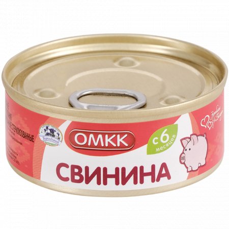 Консервы мясные «ОМКК» свинина, 100 г
