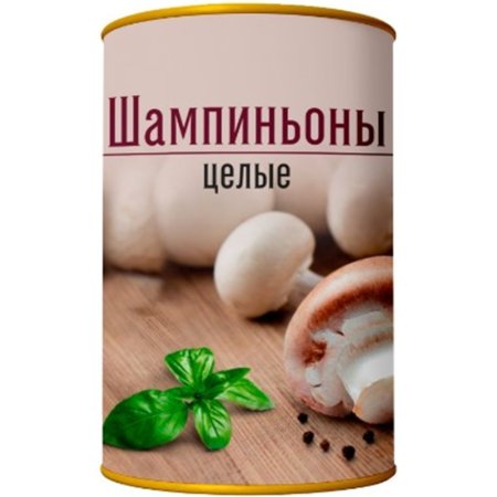 Шампиньоны целые«GREENMIX»(конс.)425мл