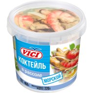 Коктейль из морепродуктов «VICI» с креветками, 400 г.