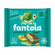 Шоколад молочный «Fantola» со вкусом avocado-fest и печеньем, 66 г