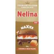 Шоколад молочный «Nelly» Nelina MAXXX, с карамельно-молочной начинкой, 85 г