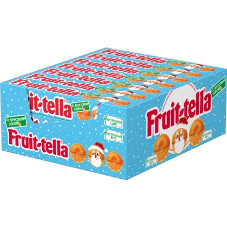 Конфеты жевательные «Fruit-Tella» со вкусом мандарина, 41 г