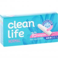 Тампоны гигиен.«CLEAN LIFE»(normal)16шт