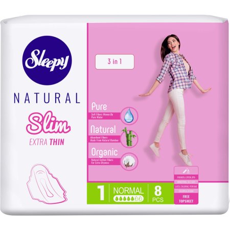 Прокладки ж.г«SLEEPY NATURAL»(SlimExt)8ш