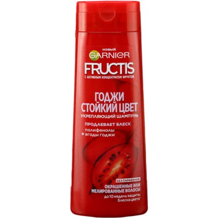 Шампунь для волос «Fructis» годжи,стойкий цвет, 400 мл.