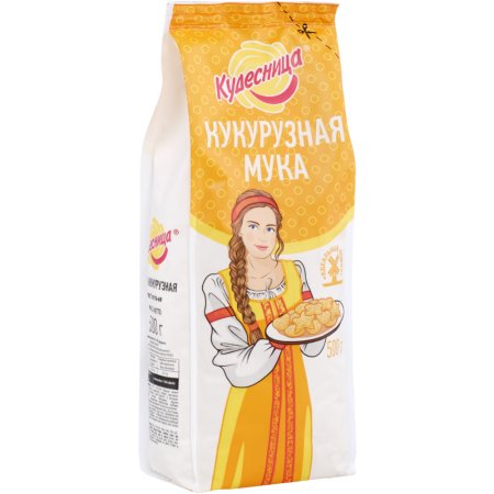 Мука «Кудесница» кукурузная, 500 г.