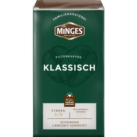 Кофе молотый «Minges» Klassisch, 500 г