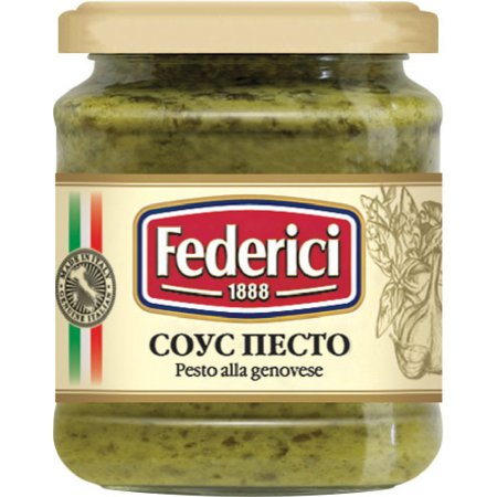 Соус «Pesto Genovese» с подсолнечным маслом и чесноком, 190 г.