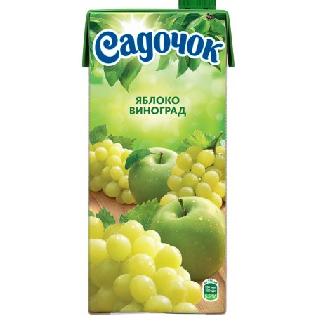 Нектар «Садочок» яблочно-виноградный 950 мл.
