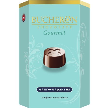 Конфеты шоколадные «Bucheron gourmet» со вкусом манго-маракуйя, 130 г