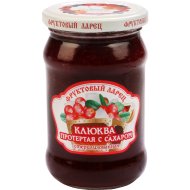 Конфитюр «Клюква» протертая с сахаром, 350 г.