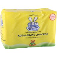 Крем-мыло детское «Ушастый нянь» с алоэ вера и подорожником, 100 г