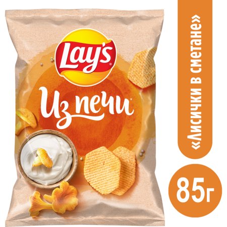 Чипсы «Lay's» лисички в сметане, 85 г