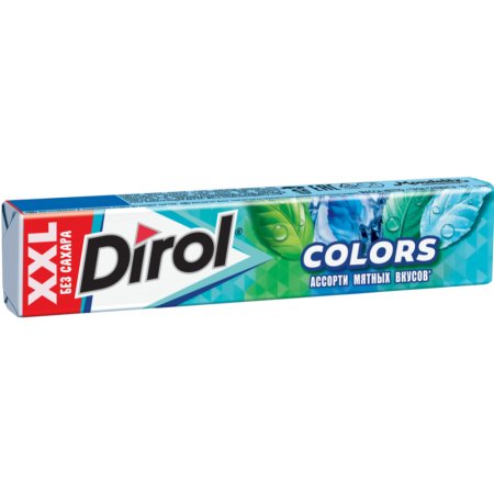 Резинка жев«DIROL COLORS XXL»(ассор)19г