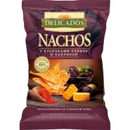 Начос «Delicados» с кусочками оливок и паприкой, 150 г