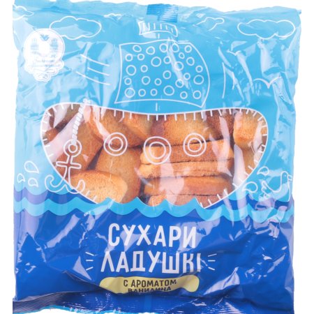 Сухари «Ладушки» с ароматом ванилина, 250 г
