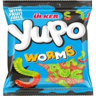 Конфеты фрукт. «YUPO WORMS» (черви) 80г