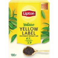 Чай«LIPTON YELL.LABEL TEA»(чер,лист)180г