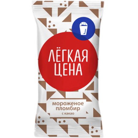 Мороженое «Легкая цена» шоколадное, 12%, 70 г